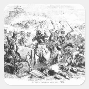 Adesivo Quadrado A Batalha de Bannockburn em 1314