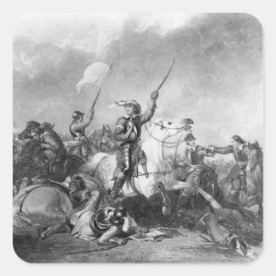 Adesivo Quadrado A batalha de Marston amarra, o 2 de julho de 1644
