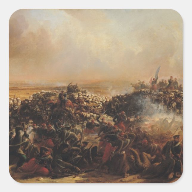 Adesivo Quadrado A Batalha de Sebastopol (Frente)