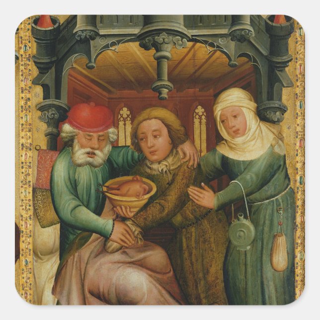 Adesivo Quadrado A Bênção Roubada do Alto Altar (Frente)