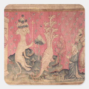 Adesivo Quadrado A besta de sete cabeças do mar