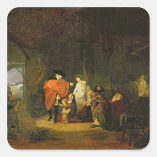 Adesivo Quadrado A bondade de Louis XVI
