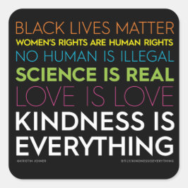 Adesivo Quadrado A bondade é tudo viciado