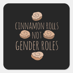 Adesivo Quadrado A canela não desempenha funções de gênero