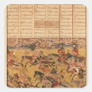 Adesivo Quadrado A Carga dos Cavaleiros de Faramouz