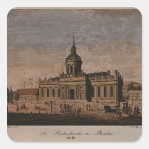 Adesivo Quadrado A Catedral de Berlim