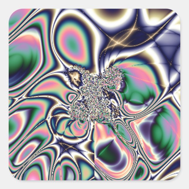 Adesivo Quadrado A Coleção de Grafites Mensurados (Frente)