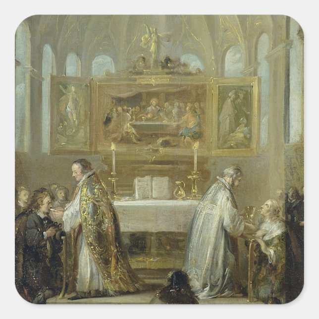 Adesivo Quadrado A Comunidade, 1649-51 (Frente)