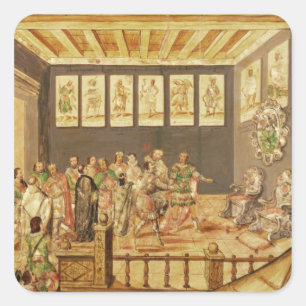 Adesivo Quadrado A conquista de México