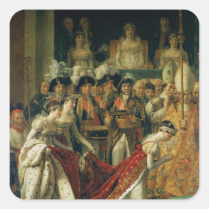 Adesivo Quadrado A consagração do imperador Napoleon