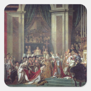 Adesivo Quadrado A Conseção do Imperador Napoleão