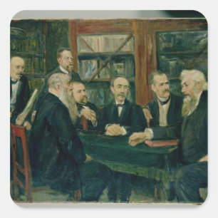 Adesivo Quadrado A convenção dos professores, 1906 de Hamburgo