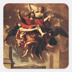 Adesivo Quadrado A Conversão de São Paulo Arte Fina