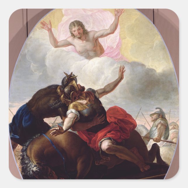 Adesivo Quadrado A conversão de St Paul (Frente)