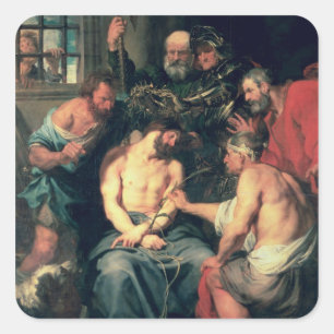 Adesivo Quadrado A Corda com Thorns, 1618-20