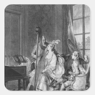 Adesivo Quadrado A corda perfeita