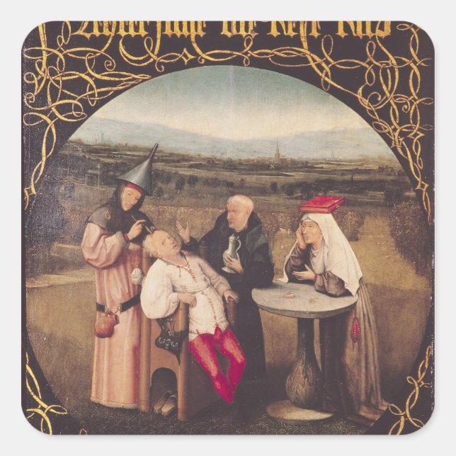 Adesivo Quadrado A Cura da Folly (Frente)