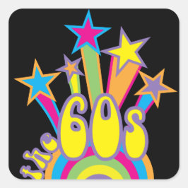 Adesivo Quadrado A década de Sessenta 60