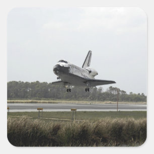 Adesivo Quadrado A descoberta do vaivém espacial aproxima a