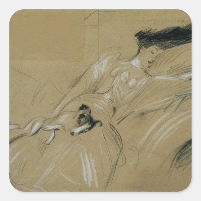 Adesivo Quadrado A Duquesa de Marlborough (Frente)