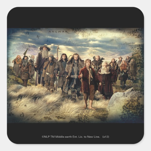 Adesivo Quadrado A empresa (Frente)