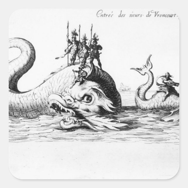 Adesivo Quadrado A Entrada dos Lordes de Vroncourt, Tyllon (Frente)