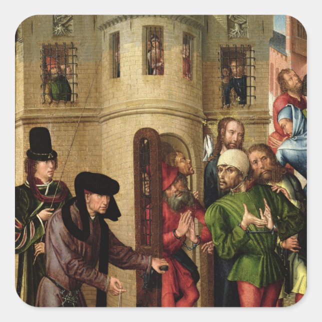 Adesivo Quadrado A entrega dos prisioneiros, c.1470 (Frente)