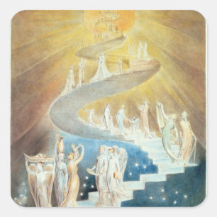 Adesivo Quadrado A escada de Jacob