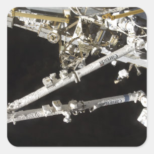 Adesivo Quadrado A estação espacial Canadense-construída
