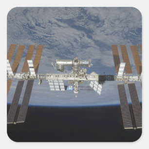 Adesivo Quadrado A estação espacial internacional 3