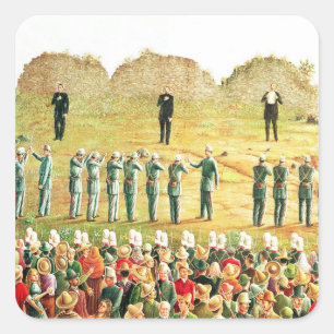 Adesivo Quadrado A execução de Maximilian mim