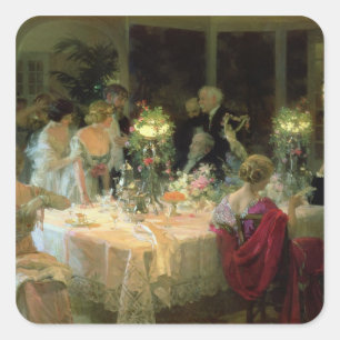 Adesivo Quadrado A extremidade do comensal, 1913