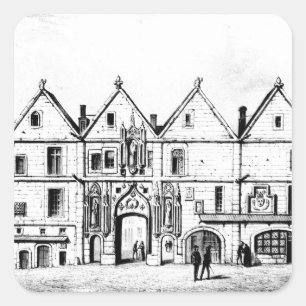Adesivo Quadrado A faculdade de Navarra em 1440