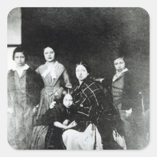 Adesivo Quadrado A família real