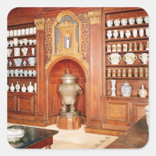 Adesivo Quadrado A farmácia do Hospital Santo-Jean