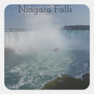 Adesivo Quadrado A ferradura cai em Niagara Falls