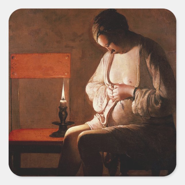 Adesivo Quadrado A Flea Catcher (Frente)