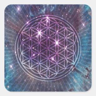 Adesivo Quadrado A Flor