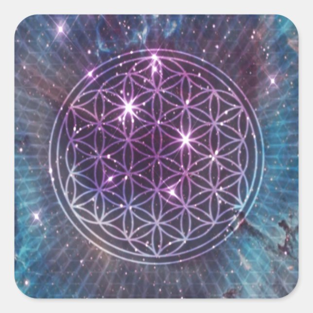 Adesivo Quadrado A Flor (Frente)