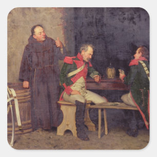 Adesivo Quadrado A fraude (óleo nas canvas) (um dos pares - veja