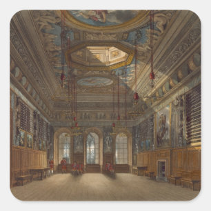 Adesivo Quadrado A Guarda Câmara do rei, castelo de Windsor, 'de