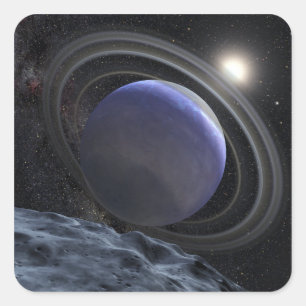 Adesivo Quadrado A ilustração do artista