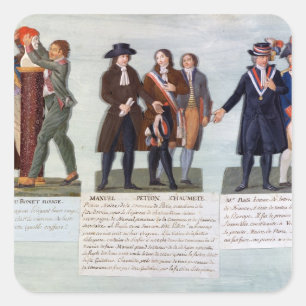 Adesivo Quadrado A invenção de Red Hat, Manuel, Petion