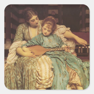 Adesivo Quadrado A lição de música