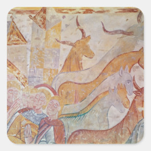 Adesivo Quadrado A limpeza do templo