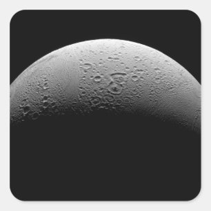 Adesivo Quadrado A lua de Saturno Enceladus 5