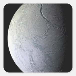 Adesivo Quadrado A lua Enceladus de Saturn