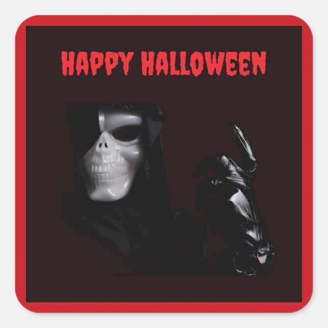 Adesivo Quadrado A luva - Sticker (Frente)