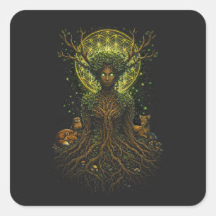 Adesivo Quadrado A Mãe Verde