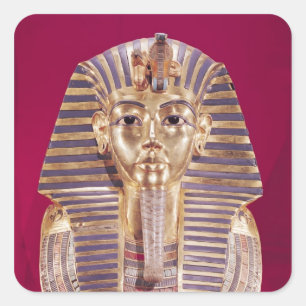 Adesivo Quadrado A máscara funerária de Tutankhamun